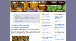 Desktop Screenshot of nativeearthteachingfarm.org