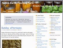 Tablet Screenshot of nativeearthteachingfarm.org